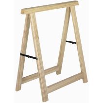 Tréteau en pin massif professionnel 75,5x73,5cm - ASTIGARRAGA